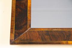 19th Century Biedermeier Wall Mirror Walnut Polished Austria ca 1835 - 4817540