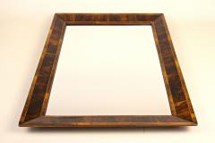 19th Century Biedermeier Wall Mirror Walnut Polished Austria ca 1835 - 4817541