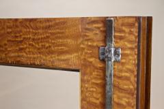 19th Century Biedermeier Walnut Cabinet Vitrine Bookcase Austria ca 1830 - 4685889