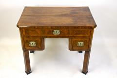 19th Century Biedermeier Writing Desk Side Table Nutwood Austria circa 1830 - 4493063
