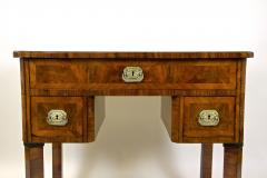 19th Century Biedermeier Writing Desk Side Table Nutwood Austria circa 1830 - 4493064