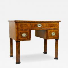 19th Century Biedermeier Writing Desk Side Table Nutwood Austria circa 1830 - 4493232