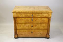 19th Century Birdseye Maple Biedermeier Chest Of Drawers Germany ca 1840 - 3337382