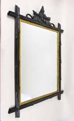 19th Century Black Forest Rustic Mirror Handcarved Germany ca 1870 - 3921188