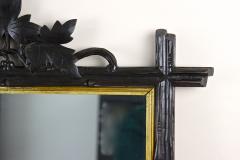 19th Century Black Forest Rustic Mirror Handcarved Germany ca 1870 - 3921192