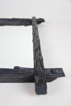 19th Century Black Forest Rustic Wall Mirror Austria circa 1880 - 4495777