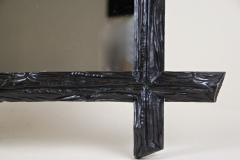 19th Century Black Forest Rustic Wall Mirror Basswood Austria circa 1880 - 4307573