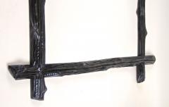 19th Century Black Forest Rustic Wall Mirror Basswood Austria circa 1880 - 4307574
