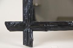 19th Century Black Forest Rustic Wall Mirror Basswood Austria circa 1880 - 4307575