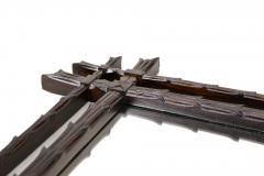 19th Century Black Forest Rustic Wall Mirror Handcarved Austria circa 1870 - 4476607