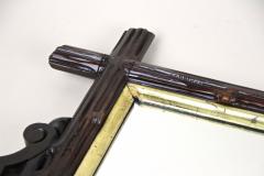 19th Century Black Forest Wall Mirror With Gilt Bars Austria ca 1880 - 4121936