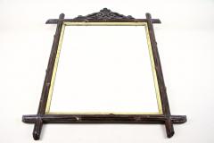 19th Century Black Forest Wall Mirror With Gilt Bars Austria ca 1880 - 4121937