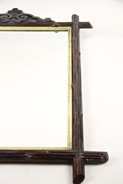 19th Century Black Forest Wall Mirror With Gilt Bars Austria ca 1880 - 4121938