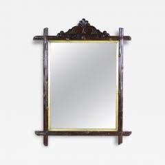 19th Century Black Forest Wall Mirror With Gilt Bars Austria ca 1880 - 4122630