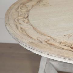 19th Century Bleached Oak Centre Table - 3563704