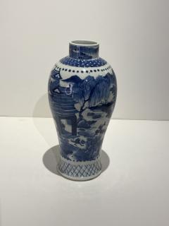 19th Century Blue White Chinese Vase - 2316027