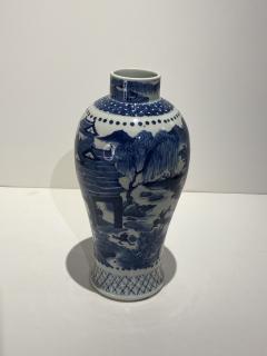 19th Century Blue White Chinese Vase - 2316028