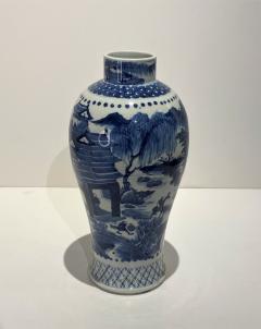 19th Century Blue White Chinese Vase - 2316032