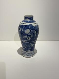 19th Century Blue White Chinese Vase - 2316035