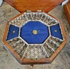 19th Century British Trumpet Shaped Table with Games Top - 1705025
