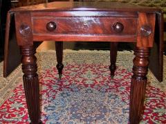 19th Century British William IV Mahogany Large Pembroke Table or Sofa Table - 1699854