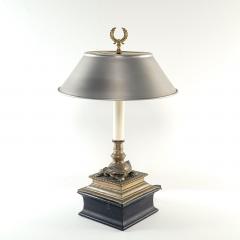 19th Century Bronze Candlestick Lamp India circa 1840 - 3625605