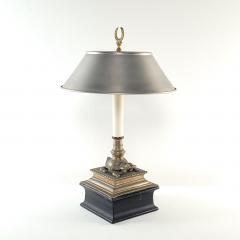 19th Century Bronze Candlestick Lamp India circa 1840 - 3625607