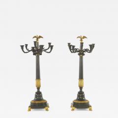 19th Century Bronze Torchiers Candelabras a Pair - 2474597