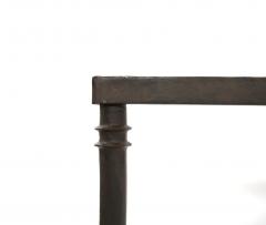 19th Century Bronze Wrought Iron Glass Top Console Table - 2786386