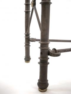 19th Century Bronze Wrought Iron Glass Top Console Table - 2786389
