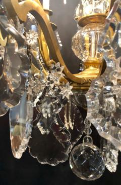 19th Century Bronze and Large Crystal Palatial Chandelier - 2943240