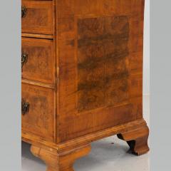 19th Century Burl Wood Chest of Drawers with Marble Top - 2272926