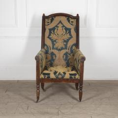 19th Century Burr Elm Library Chair - 3611405