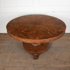 19th Century Burr Oak Centre Table - 3563695