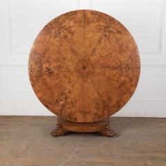 19th Century Burr Oak Centre Table - 3563719