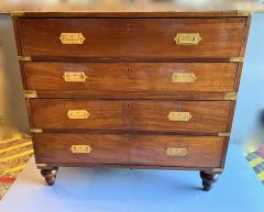 19th Century Campaign Chest With Writing Slide - 1888453