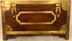 19th Century Campaign Vanity Dressing or Jewelry Box with Boule Inlay - 2977000