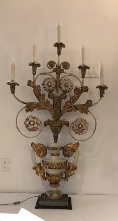 19th Century Candelabra Table Lamp - 996188
