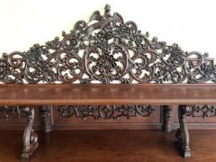 19th Century Carved Anglo Indian Tiered Carved Buffet in Mahogany and Ebony - 3855996