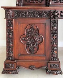 19th Century Carved Anglo Indian Tiered Carved Buffet in Mahogany and Ebony - 3856001