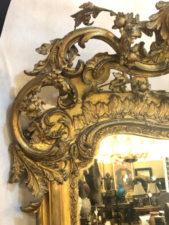 19th Century Carved Gilt Gold Pier Console Floor or over the Mantle Mirror - 2668526