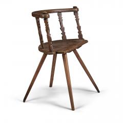 19th Century Carved Swedish Vernacular Chair - 1794122