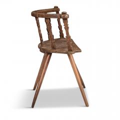 19th Century Carved Swedish Vernacular Chair - 1794124
