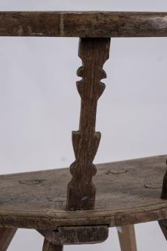 19th Century Carved Swedish Vernacular Chair - 1794125