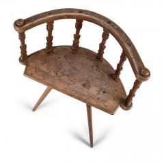 19th Century Carved Swedish Vernacular Chair - 1794130