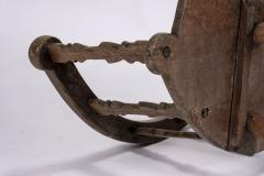 19th Century Carved Swedish Vernacular Chair - 1794131