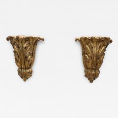 19th Century Carved and Gilded Wood Pair of Antique Friezes - 2863693