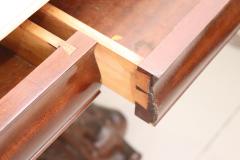 19th Century Charles X Carved Wood Console Table with White Marble Top - 3039571