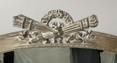 19th Century Cheval Floor Mirror Louis XVI Whitewashed Standing Mirror - 2958553