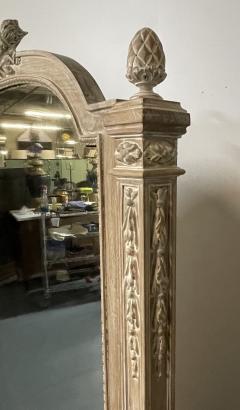 19th Century Cheval Floor Mirror Louis XVI Whitewashed Standing Mirror - 2958555